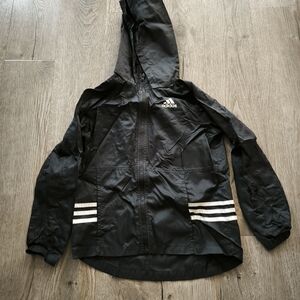 Adidas Boys Black Windbreaker SAMPLE